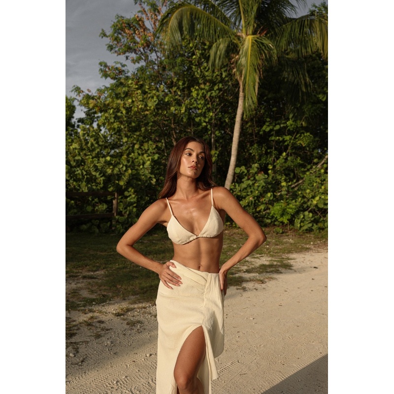 Bella Maxi Skirt – Natural|Natural|S-M|M-L