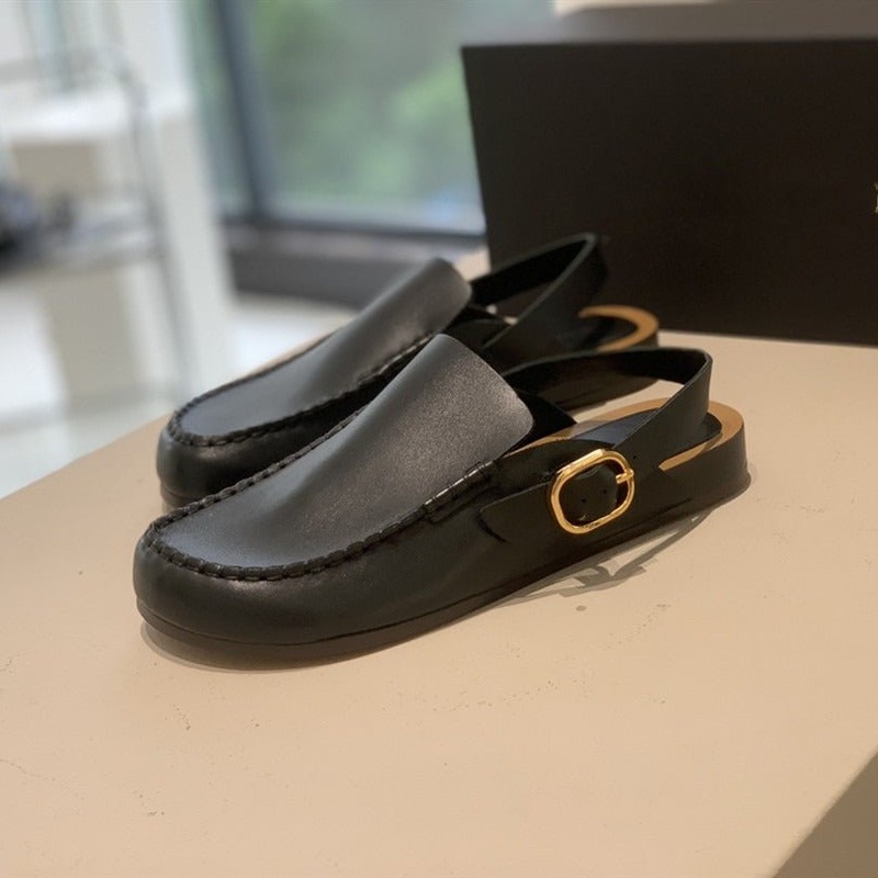 Leather Loaf Slipper|Black|35|36|37|38|39|40