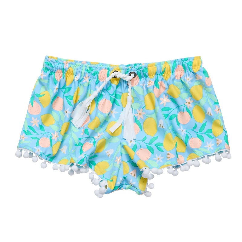 Lemon Drops Swim Shorts|4 (3-4y)|6 (5-6y)|8 (7-8y)|10 (9-10y)|12 (11-12y)