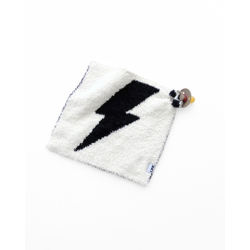 Lightning Bolt Plush Lovey | Black