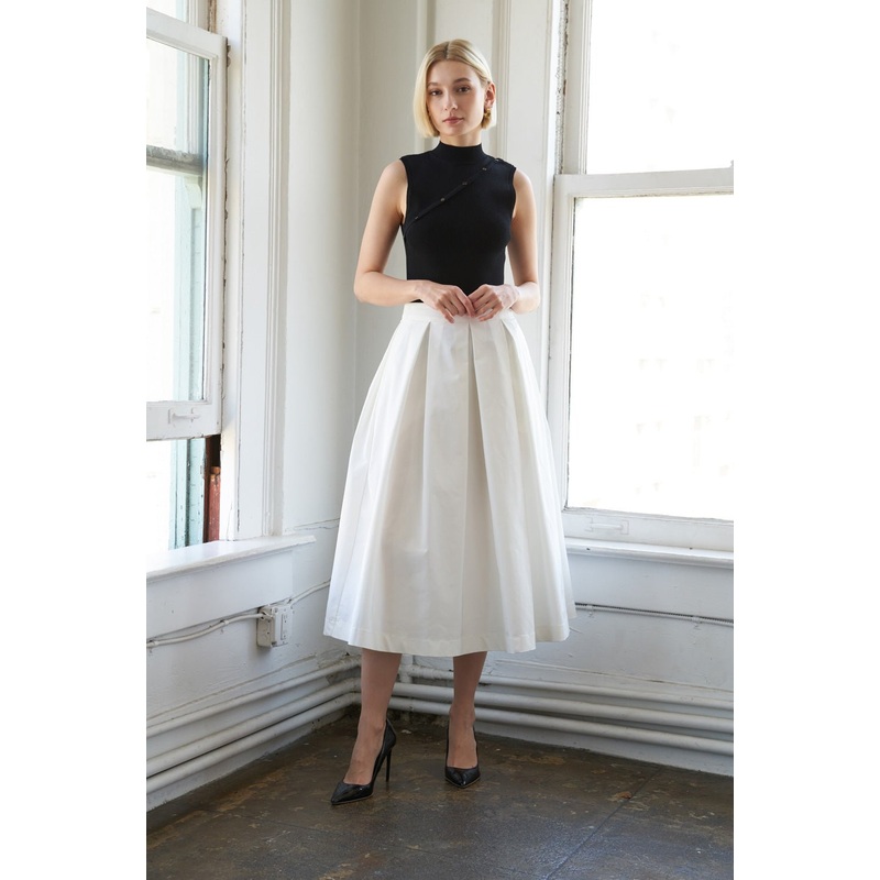 LOVE OF MINE WOVEN FULL SKIRT|WHITE|BLUE|ORANGE|BLACK|BROWN|S|M|L