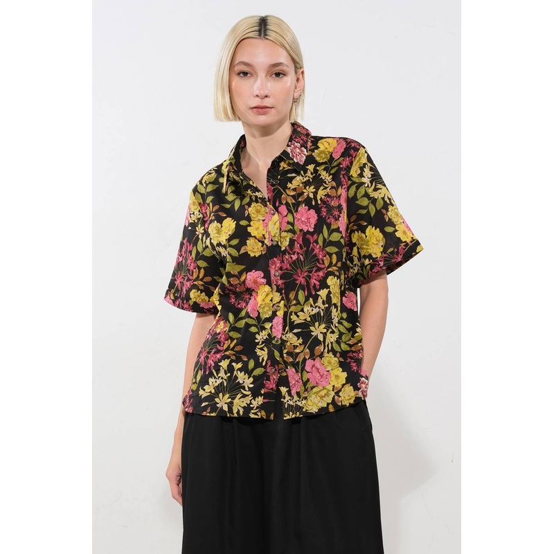 LOVE YOU MORE WOVEN TOP|BLACK|S|M|L