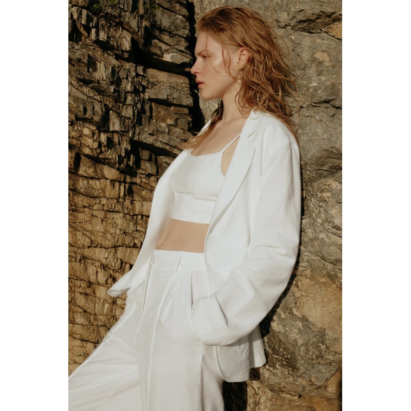 Pera Blazer – White|White|S-M|M-L