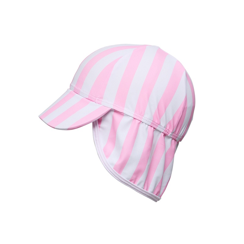 Pink Stripe Floating Flap Hat|S (0-2y)|M (2-4y)