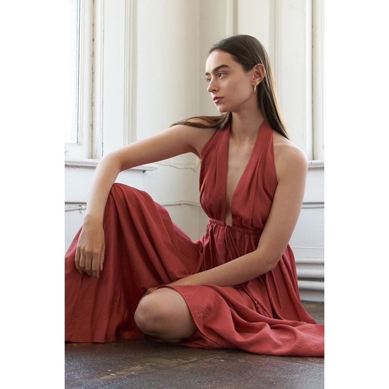 SHARE YOUR GLOW WOVEN MAXI DRESS