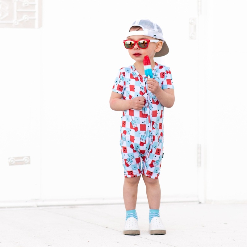 SHORTIE ZIP ROMPER – Bomb Pops