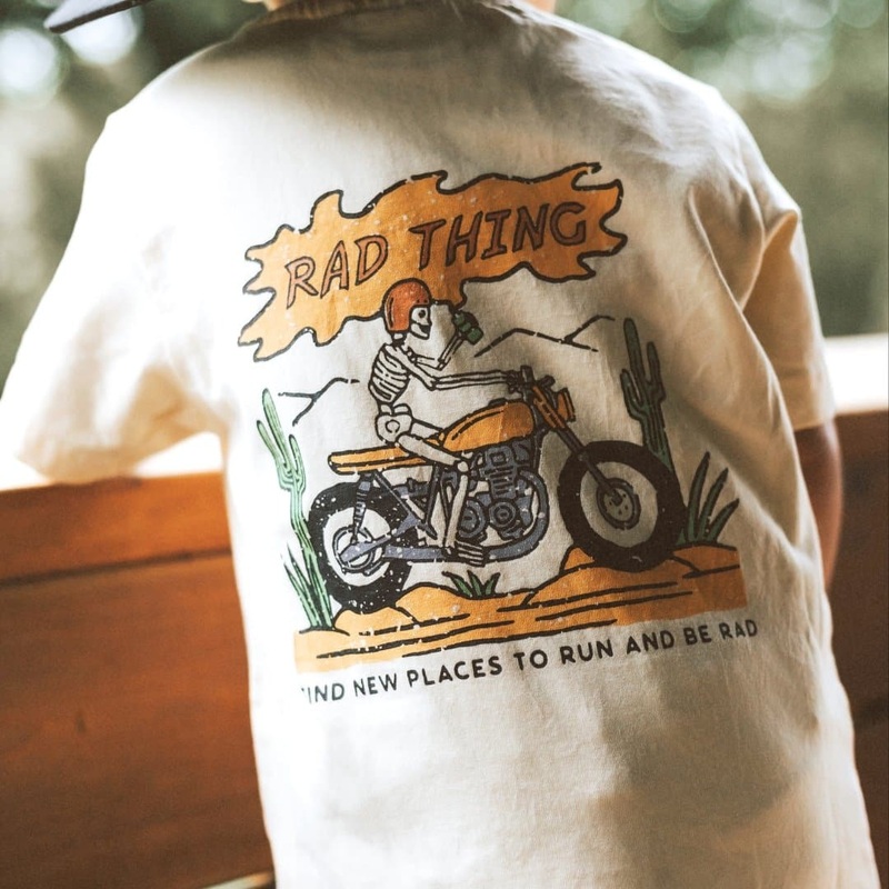 WHERE THE RAD THINGS ARE TEE – GOLDEN YELLOW