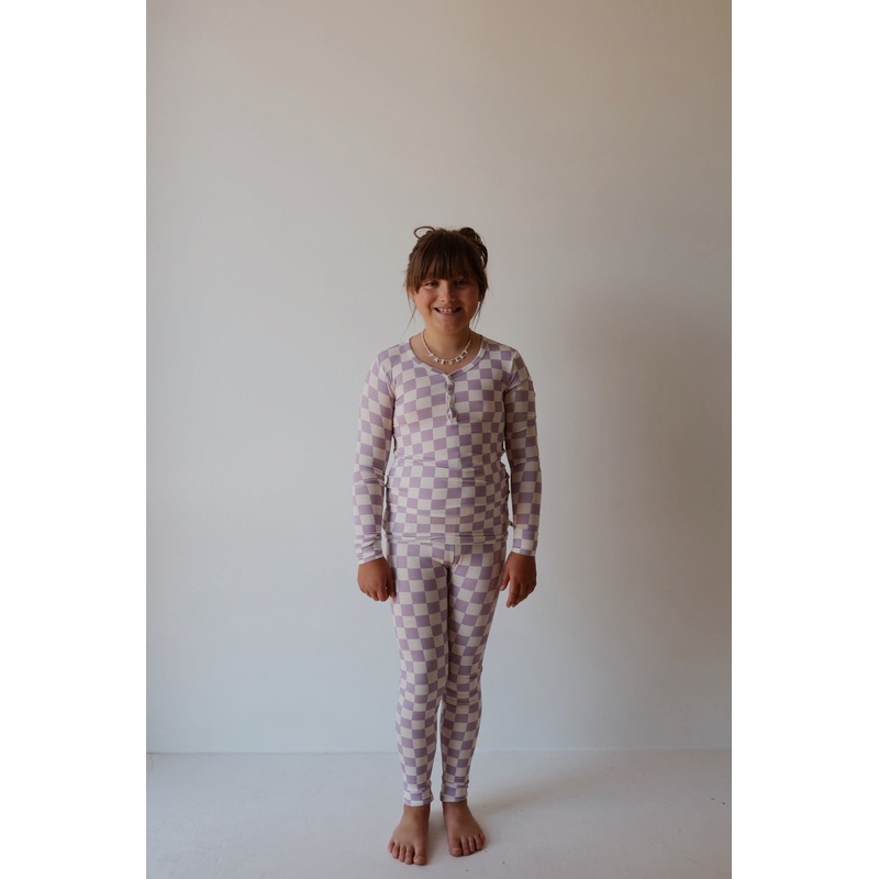 Bamboo Two Piece Pajamas | Grape Soda
