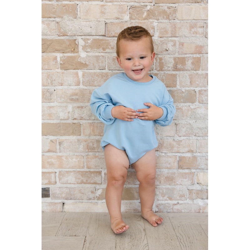 Portorosso Sky – Cloud Terry Bubble Romper