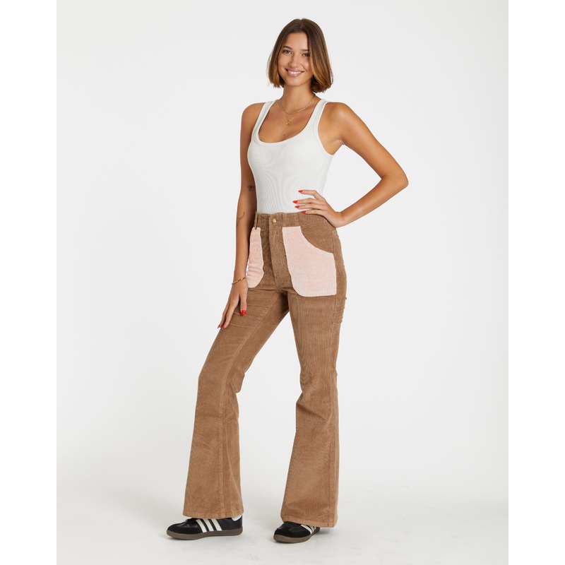 Women’s Bell Bottom (Brown/Powder Pink)