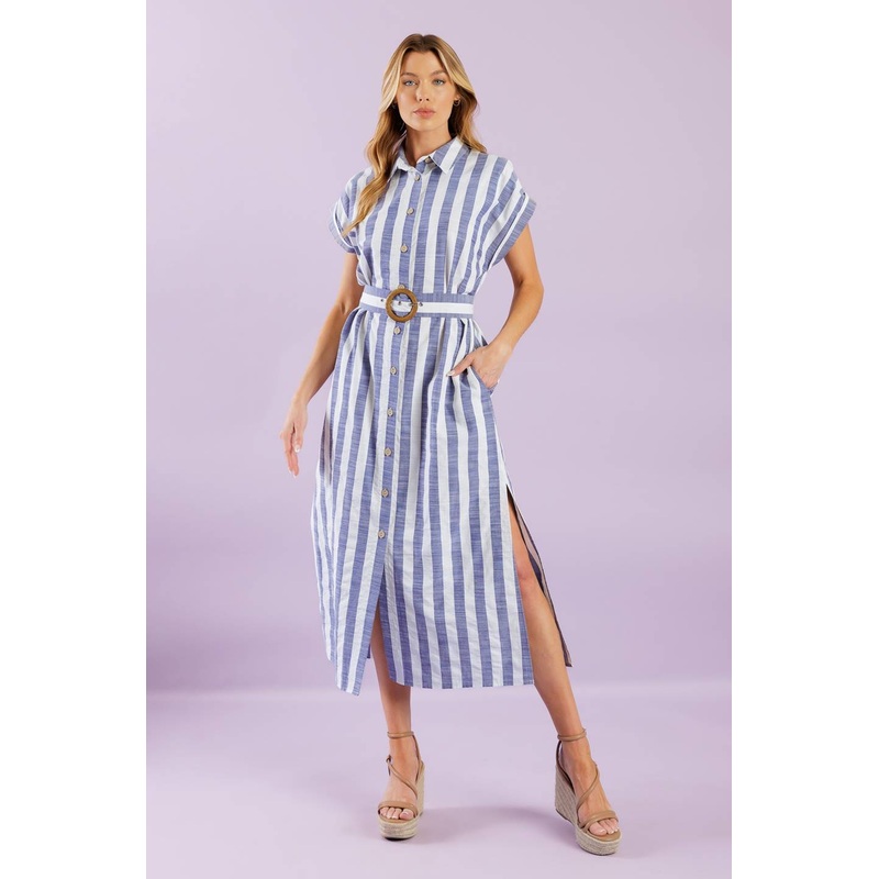 WOULD’VE BEEN THE ONE WOVEN MIDI DRESS