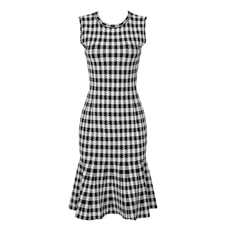 Alice Plaid Spandex Dress|as picture|XS|S|M|L