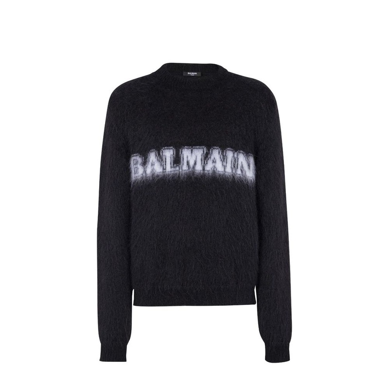 Balmain Logo-Print Jumper|S