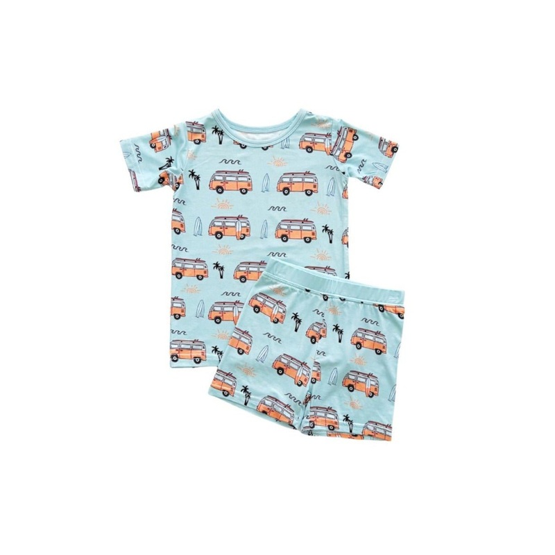 Bamboo Shorts Set | Retro Beach