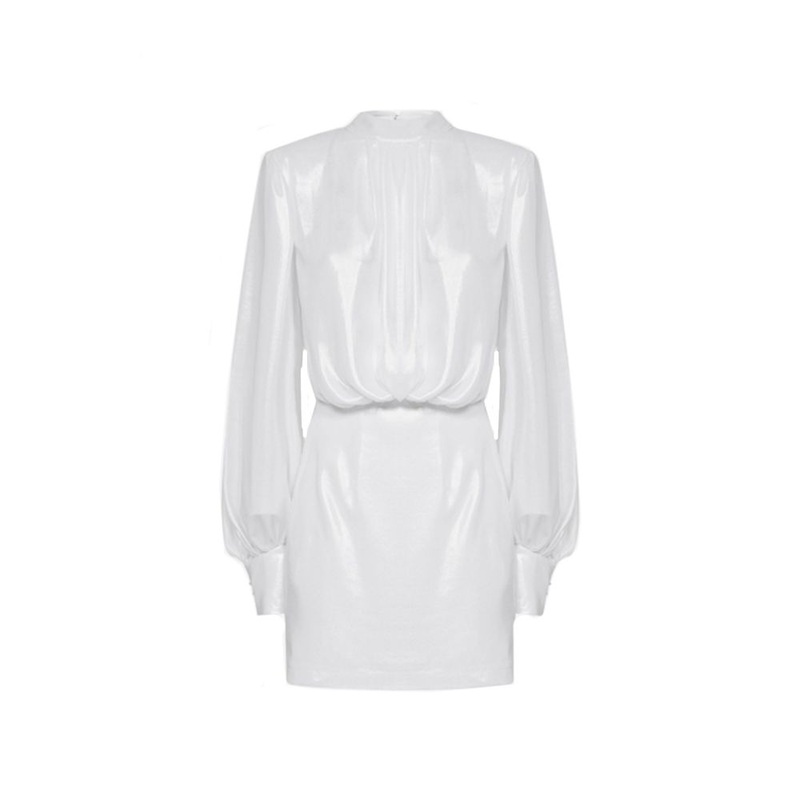 BLANCA VITA Abelia Laminated Mini Dress