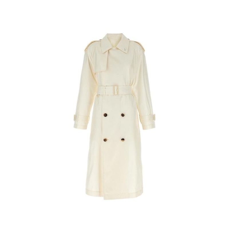 Burberry Silk Trench Coat|40|38