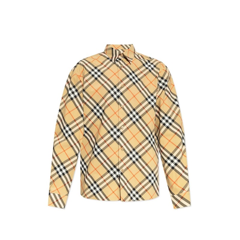 Burberry Checked Plaid Shirt|XL