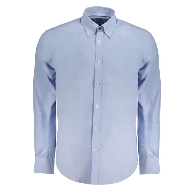 Harmont & Blaine Light Blue Cotton Men Shirt