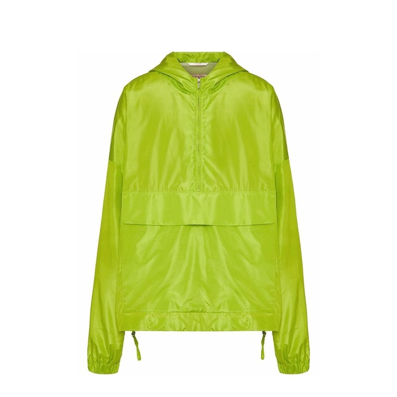 Valentino Oversized Anorak Neon Jacket