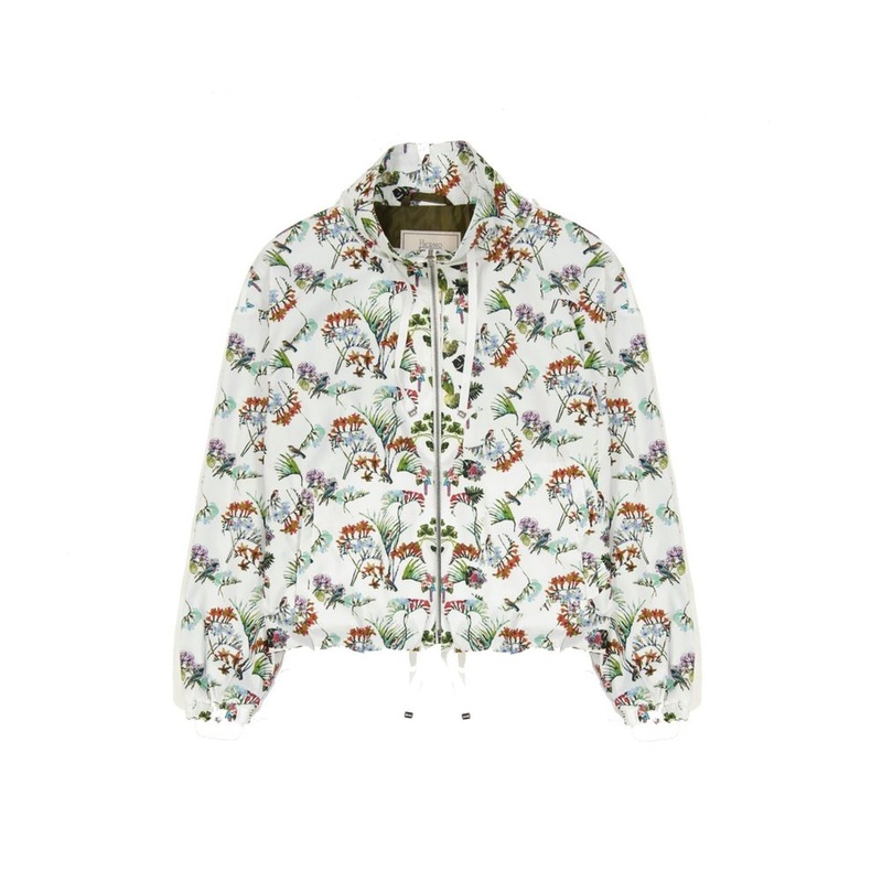 Herno Floral print Bomber Jacket