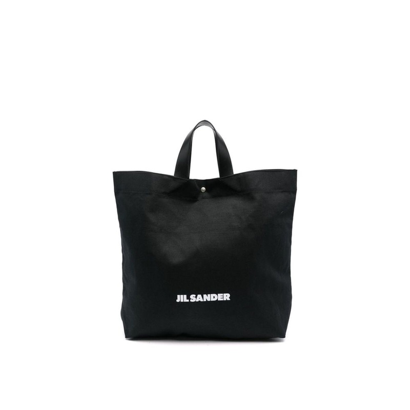 Jil Sander Logo-Print Tote Bag