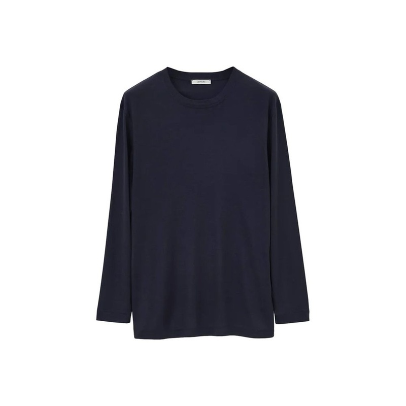 Lemaire Long Sleeve Silk T-shirt