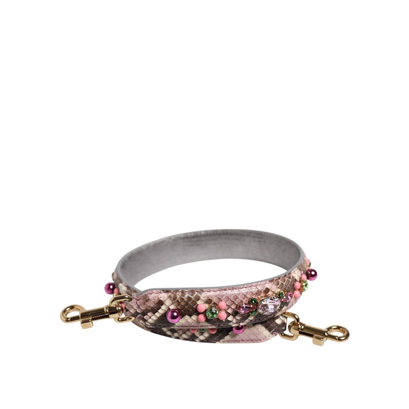 Dolce & Gabbana Multicolor Embellished Handbag Shoulder Strap