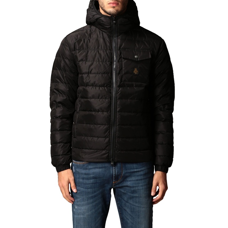 Refrigiwear Black Nylon Men Jacket