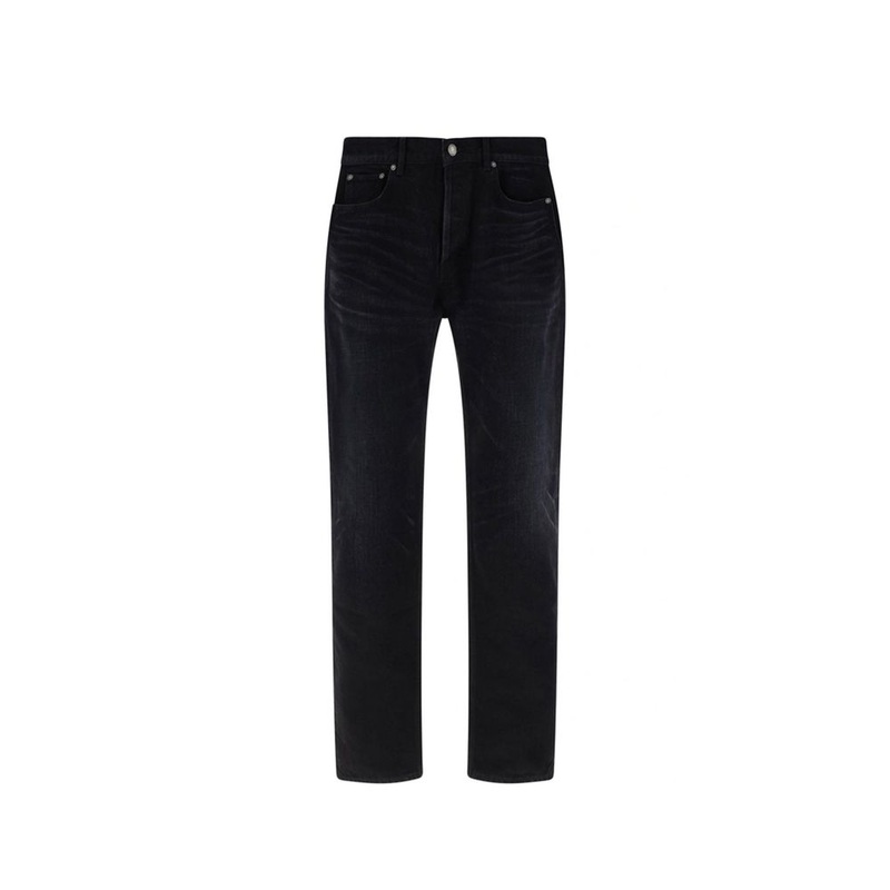 Saint Laurent Cotton Denim Jeans