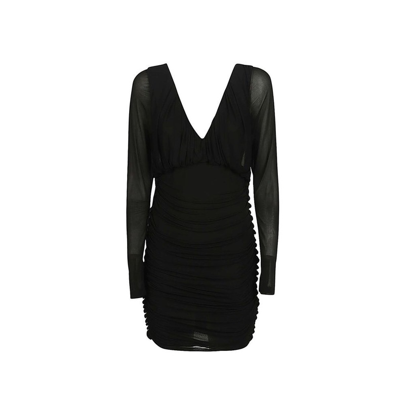 Saint Laurent Mini Draped Dress