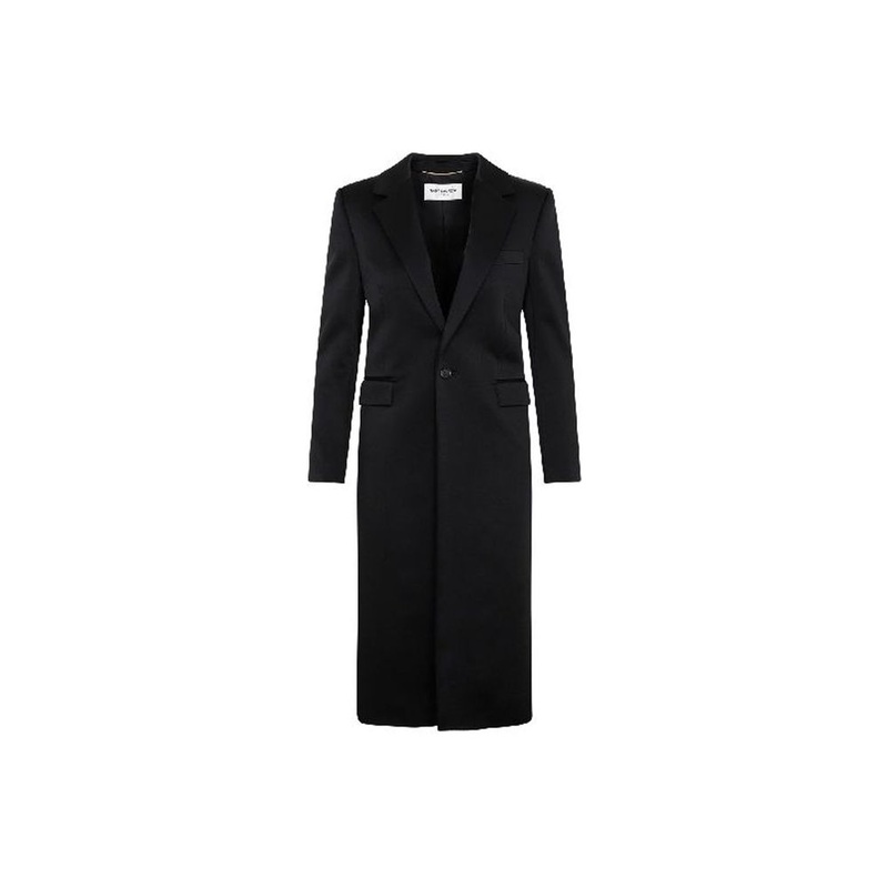 Saint Laurent Satin Coat|38