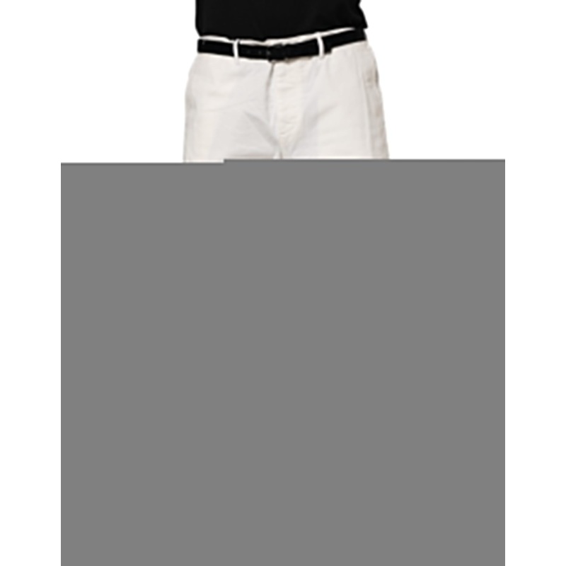 Dolce & Gabbana White Chinos Cotton Stretch Men Casual Shorts