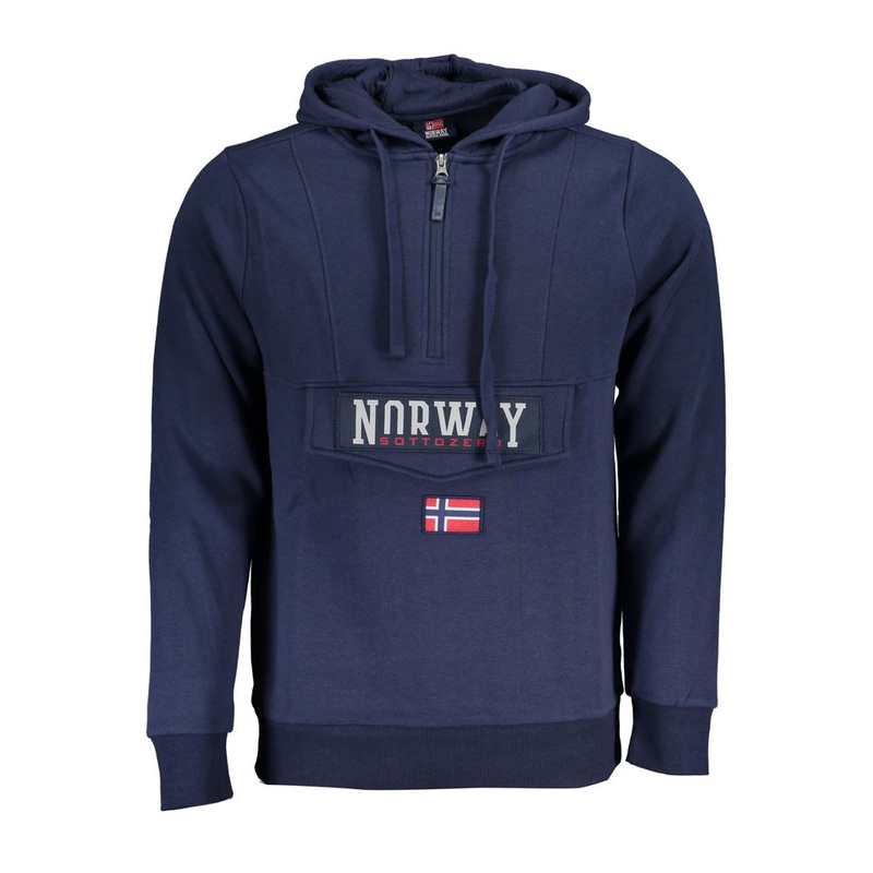 Norway 1963 Blue Cotton Sweater