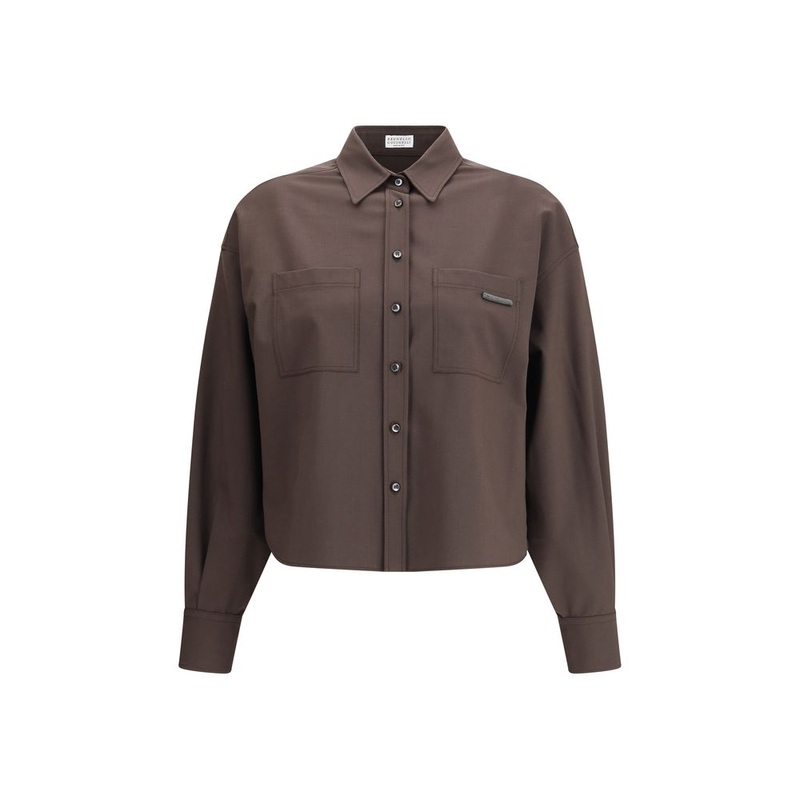 Brunello Cucinelli Wool Shirt|L|M