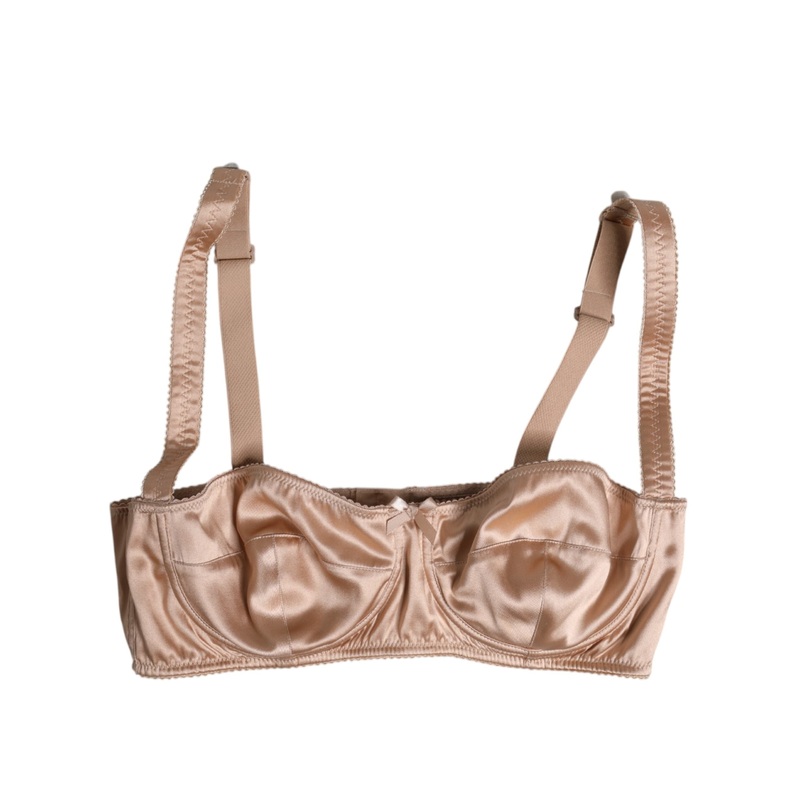 Dolce & Gabbana Pale Pink Underwired Balconette Bra Underwear