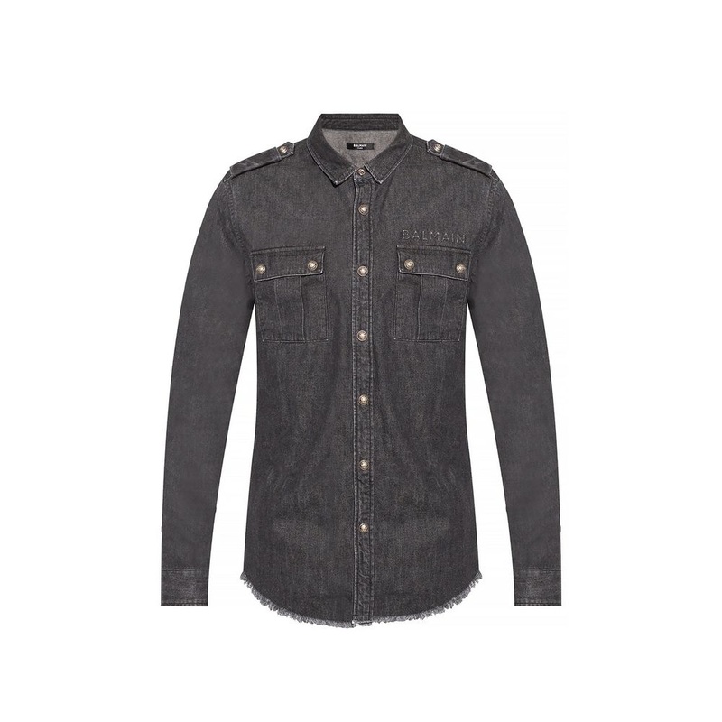 Balmain Cotton Denim Shirt|41|40