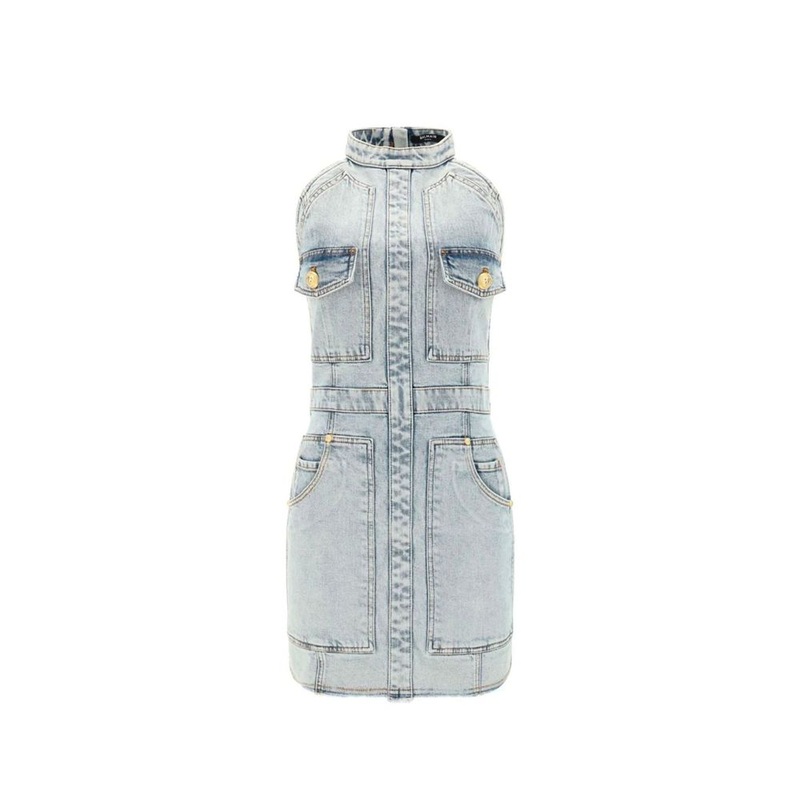 Balmain Denim Mini Dress|42