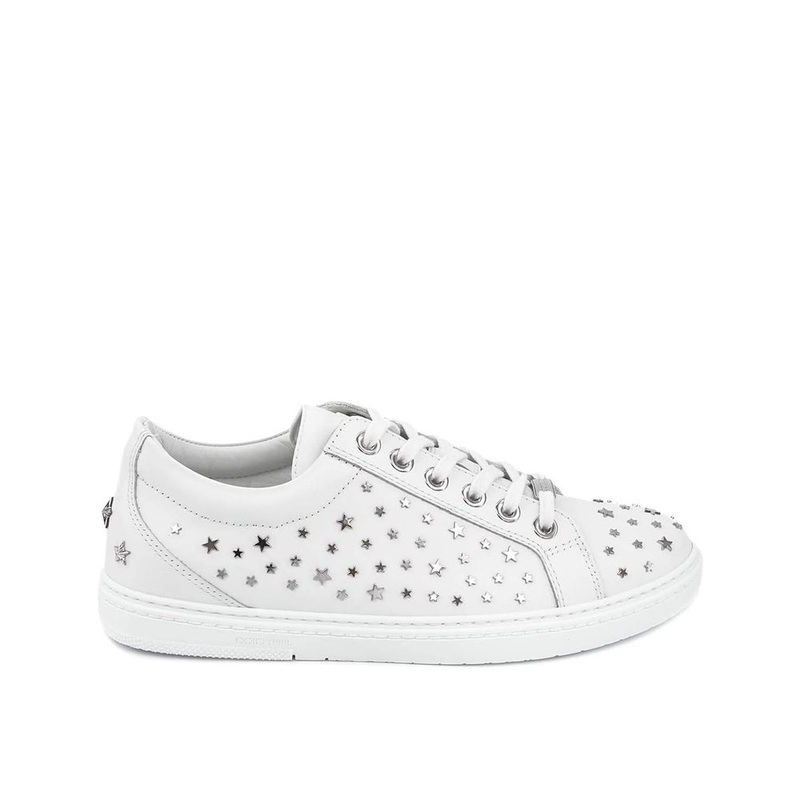 Jimmy Choo Cash Star Leather Sneakers