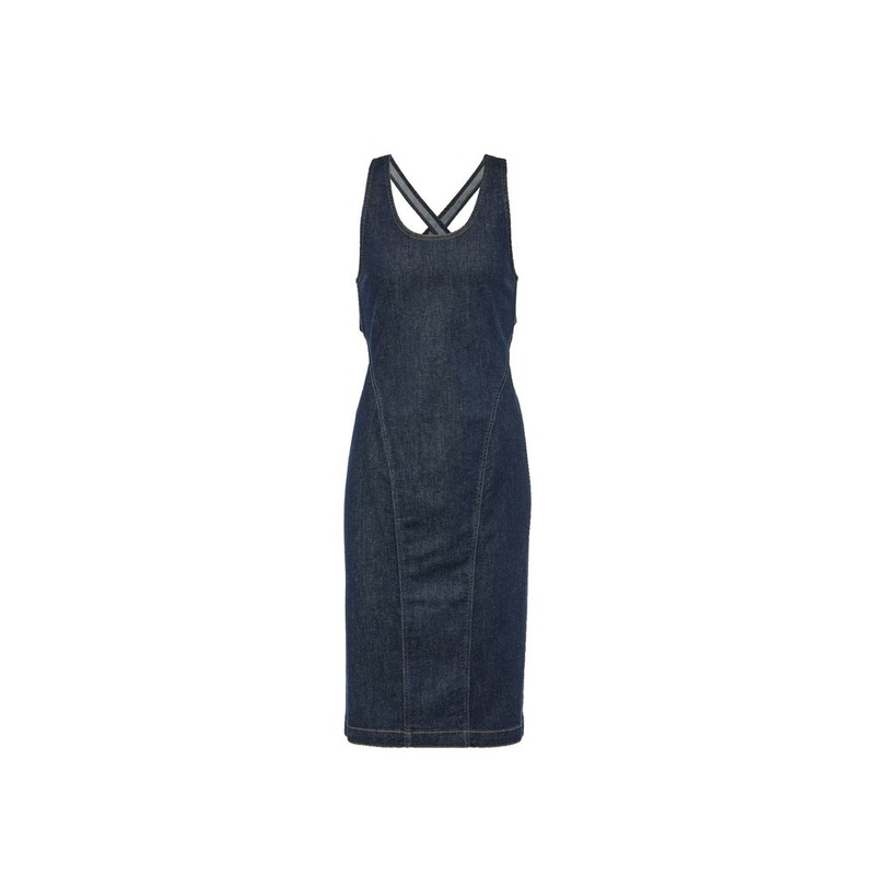 Alaa Sculpt Denim Dress|40