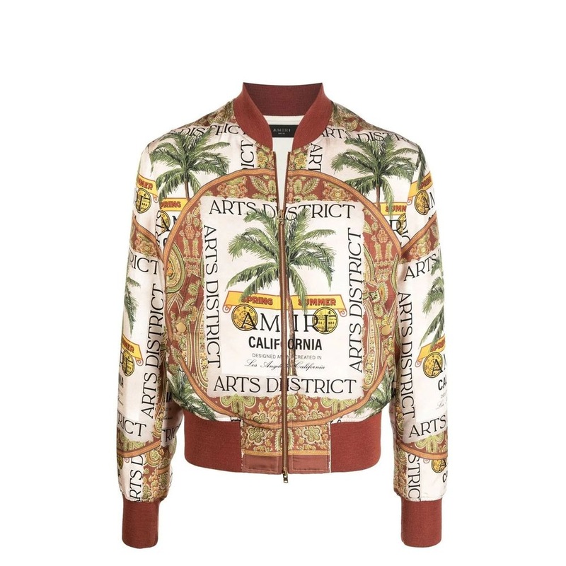 Amiri Printed Silk Jacket|IT50 | L|IT52 | XL