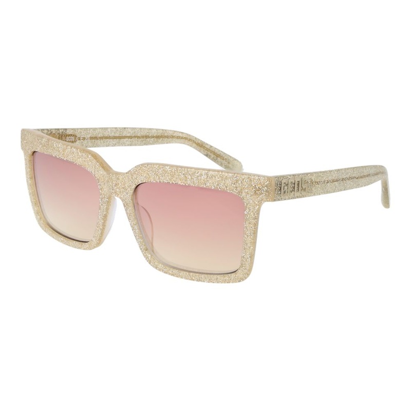 GCDS Gold Unisex Sunglasses