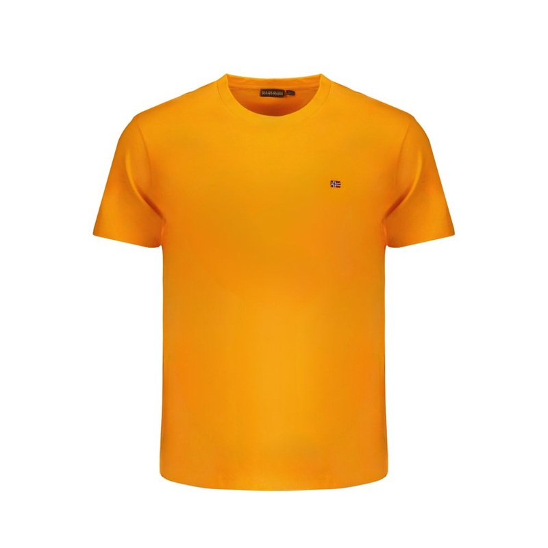 Napapijri Orange Cotton T-Shirt