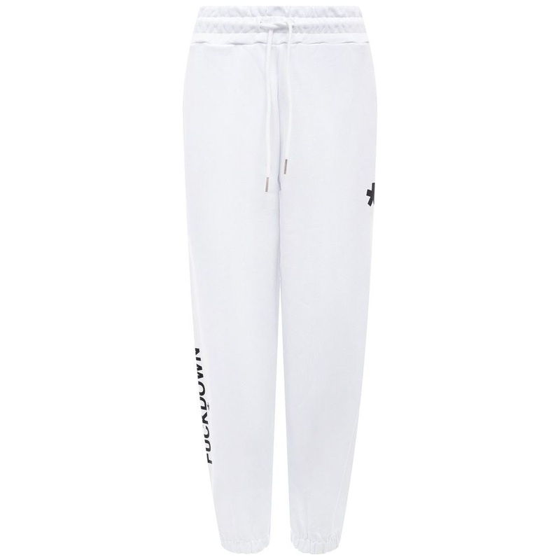 Comme Des Fuckdown White Cotton Jeans & Pant
