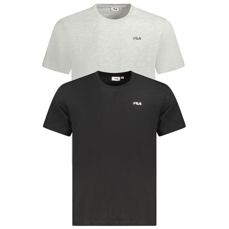 Fila Black Cotton Men T-Shirt|S|L|XL|XXL