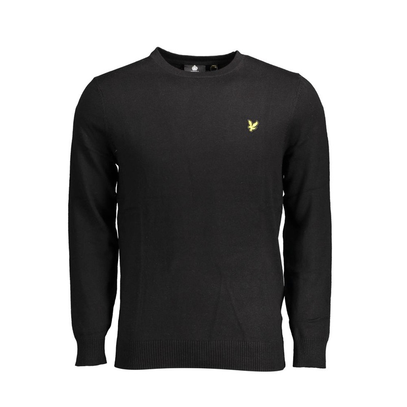 Lyle & Scott Black Cotton Sweater
