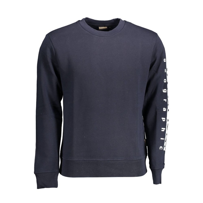 Napapijri Blue Cotton Sweater|XXL