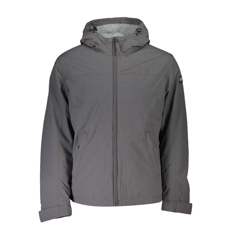 Napapijri Gray Polyamide Men Jacket