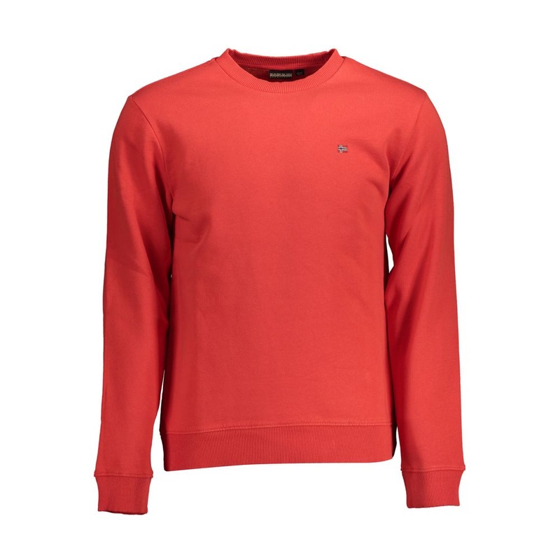 Napapijri Red Cotton Sweater|S|XXL