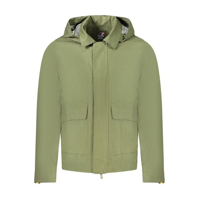 K-WAY Green Linen Men Jacket|S|M|L