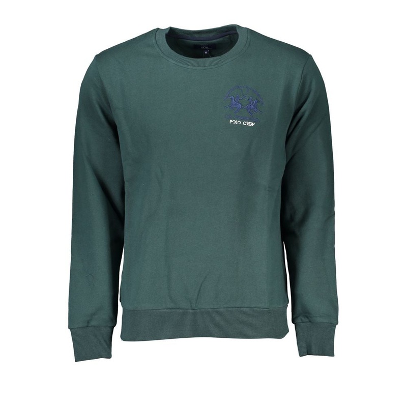 La Martina Emerald Crew Neck Cotton Sweater – Regular Fit